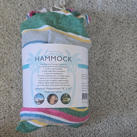 NWT  fabric lounge hammock - Picture 2 of 5